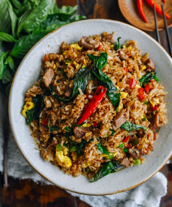 Thai Fried Rice Recipe, thewoksoflife.com